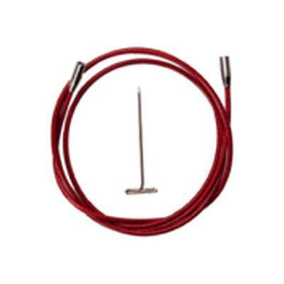 Twist Red Cables Large 20 cm | US 8" Needles & Hooks ChiaoGoo The Wool Queen