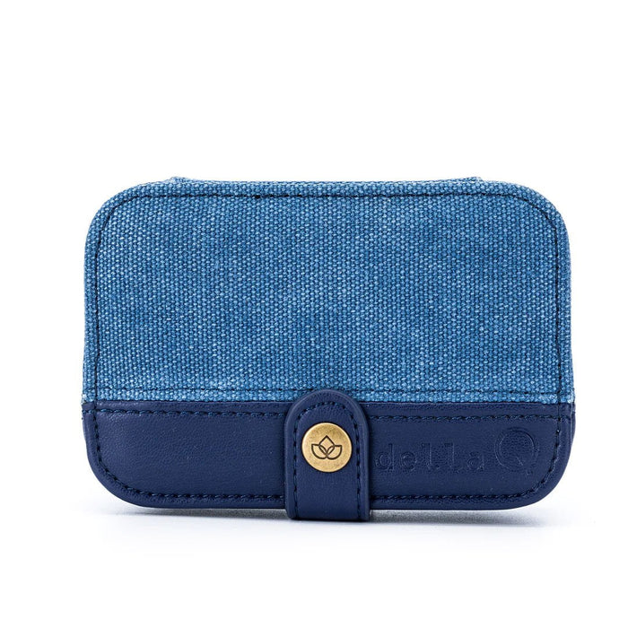 Della Q Makers Buddy Case - Indigo Accessories The Wool Queen The Wool Queen