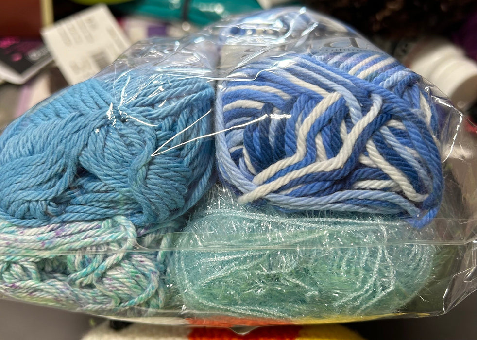 Sudzy Bubbly Scrubby Kit Blue Accessories The Wool Queen The Wool Queen