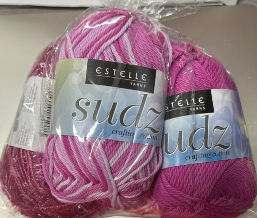 Sudzy Bubbly Scrubby Kit Pink Accessories The Wool Queen The Wool Queen