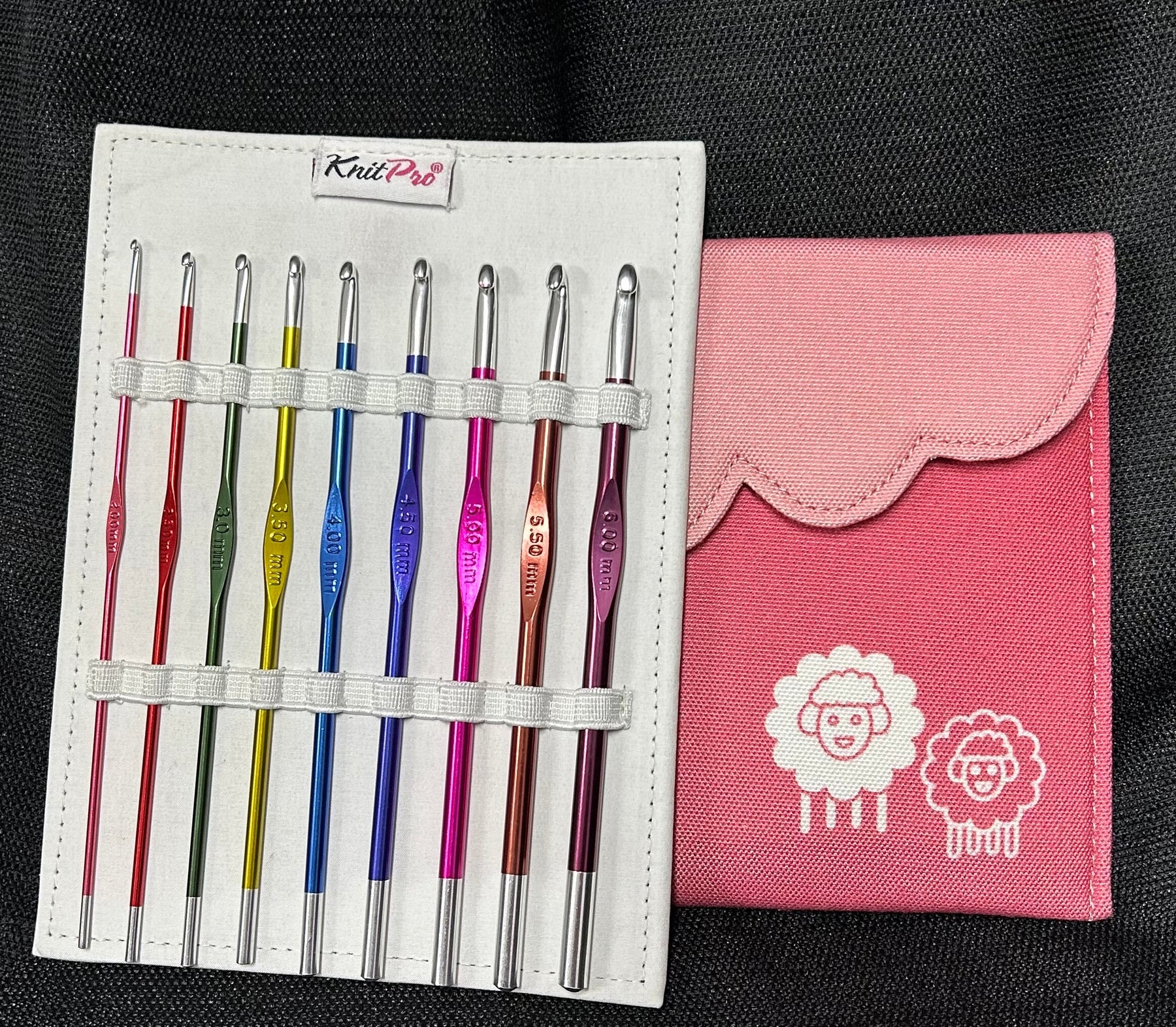 Knit Pro Zing Crochet Hooks Set - 9pcs The Wool Queen The Wool Queen 8907628024932
