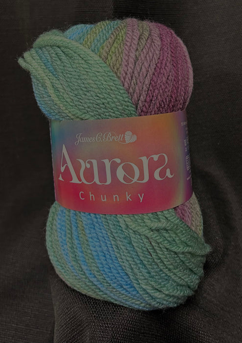 Aurora Chunky by James C Brett AC02 Garden Slate Yarn James C Brett The Wool Queen 5055559642930
