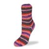 Flotte Sock Black 1194 Black-Pink/Purple/Red/Red/Yellow Yarn The Wool Queen The Wool Queen