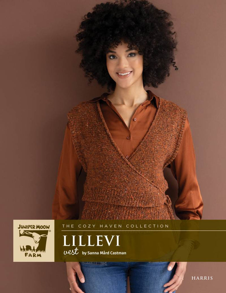 Juniper Moon Farm Harris Pattern - Lellevi Vest Yarn Juniper Moon The Wool Queen 840373428281