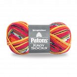 Patons Kroy Sock Yarn Mexicala Stripes Yarn Patons The Wool Queen 057355318021