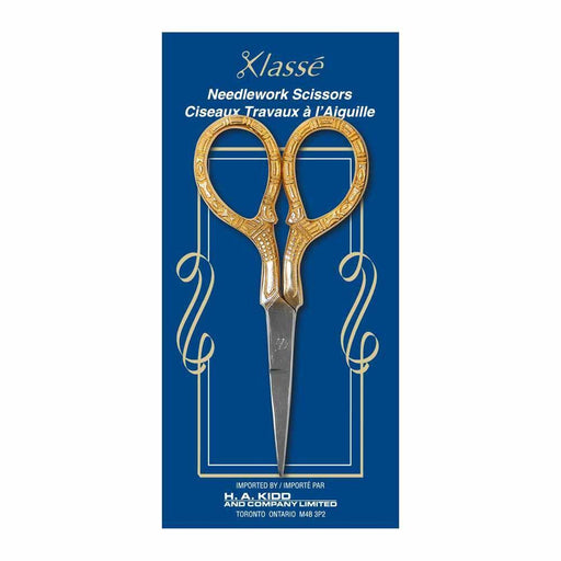 KLASSE´ Needlework Scissors Gold - 10.2cm (4") Accessories The Wool Queen The Wool Queen 060154015077