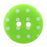 CIRQUE Novelty 2-Hole Button - Green - 18mm (3⁄4″) - Polka Dots Buttons & Snaps The Wool Queen The Wool Queen 058601113346
