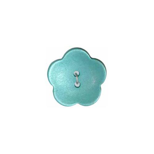 ELAN 2 Hole Button - 18mm (3⁄4″) Pale Aqua Buttons & Snaps The Wool Queen The Wool Queen 058601018849