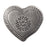 ELAN Novelty Shank Button - Silver - 16mm (5⁄8″) - Heart Buttons & Snaps The Wool Queen The Wool Queen 058601158910