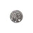 ELAN Shank Button - 15mm (5⁄8″) - 3 count Silver/Metal Buttons & Snaps The Wool Queen The Wool Queen 058601029326