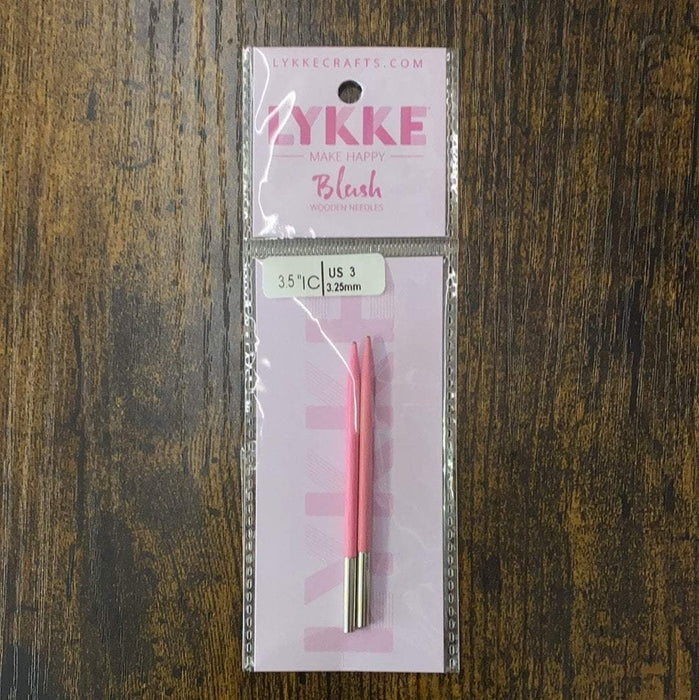 LYKKE Blush Interchangeable Pairs 3.5" / 3.25mm The Wool Queen The Wool Queen 841275167452