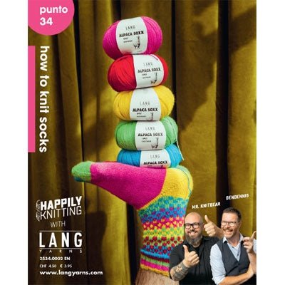 How to Knit Socks | Punto 34 Needlecraft Patterns Lang Yarns The Wool Queen 7611862294594