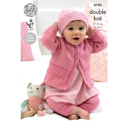 King Cole Baby Patterns 4195 Patterns The Wool Queen The Wool Queen 5015214996396