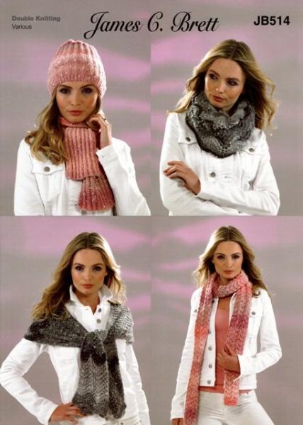 Mittens, Hat, Scarves, Socks & Cowl Patterns JB514 Patterns The Wool Queen The Wool Queen 5055559612131