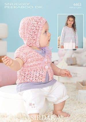 Sirdar Baby Patterns 4463 Patterns The Wool Queen The Wool Queen 5024723944637