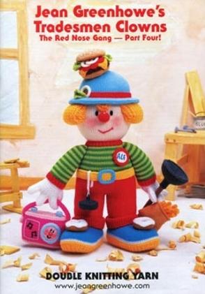 Toy, Stuffies & Doll Patterns Jean Greenhowe's Tradesmen Clowns Patterns The Wool Queen The Wool Queen 9781873193167