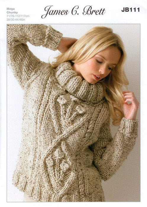 Women's Pullover Patterns JB111 Patterns The Wool Queen The Wool Queen 5055559600381