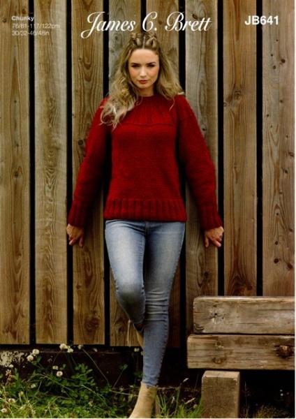 Women's Pullover Patterns JB641 Patterns The Wool Queen The Wool Queen 5055559624271