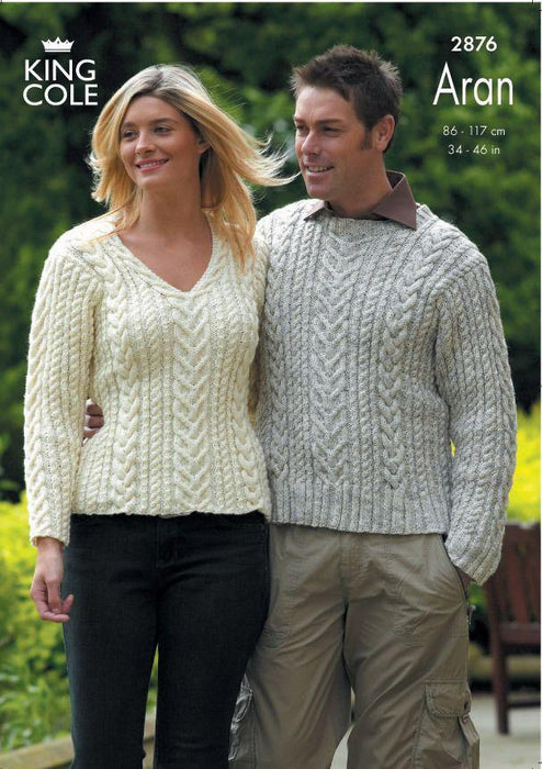 Women's Pullover Patterns King Cole KC2876 Patterns The Wool Queen The Wool Queen 5015214900010