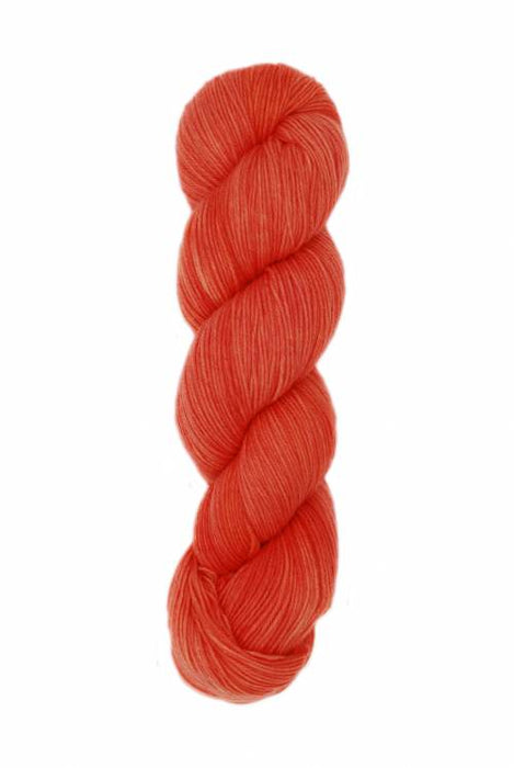 Indulgence Kettle Dyed Fingering 1007 Pumpkin Yarn Knitting Fever The Wool Queen 841275167872
