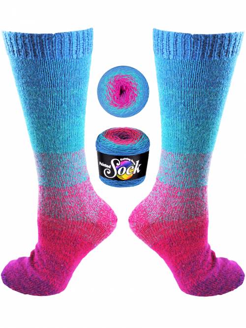 KFI Collection Painted Sock 107 Lotus Flower Yarn Knitting Fever The Wool Queen 841275150331