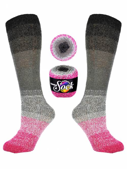 KFI Collection Painted Sock 111 Desert Rose Yarn Knitting Fever The Wool Queen 841275158061