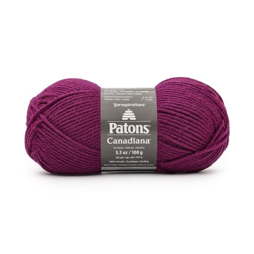Patons Canadiana Fuchsia 10757 Yarn Patons The Wool Queen 057355515376