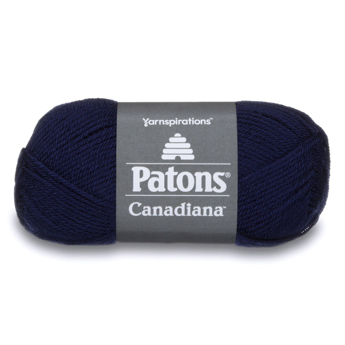 Patons Canadiana Navy 10110 1 Yarn Patons The Wool Queen 057355334397