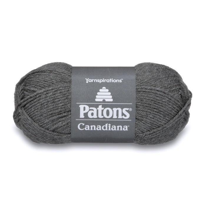 Patons Canadiana Pale Medium Gray Mix 10044 1 Yarn Patons The Wool Queen 057355334373