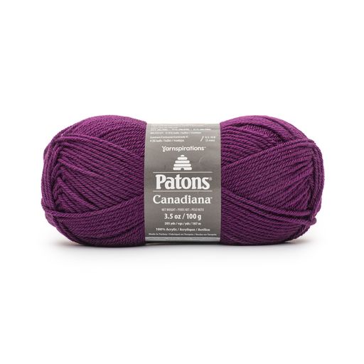 Patons Canadiana Purple Wine 10766 Yarn Patons The Wool Queen 057355515468