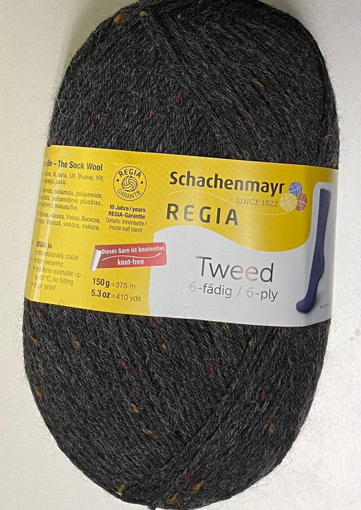 Regia 6Ply Tweed Anthrazite Yarn Schachenmayr The Wool Queen 4082700837328